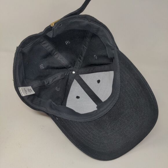Accessories Men's Slideback Hat Black Size OSFM Blank 100% Cotton - Picture 6 of 8